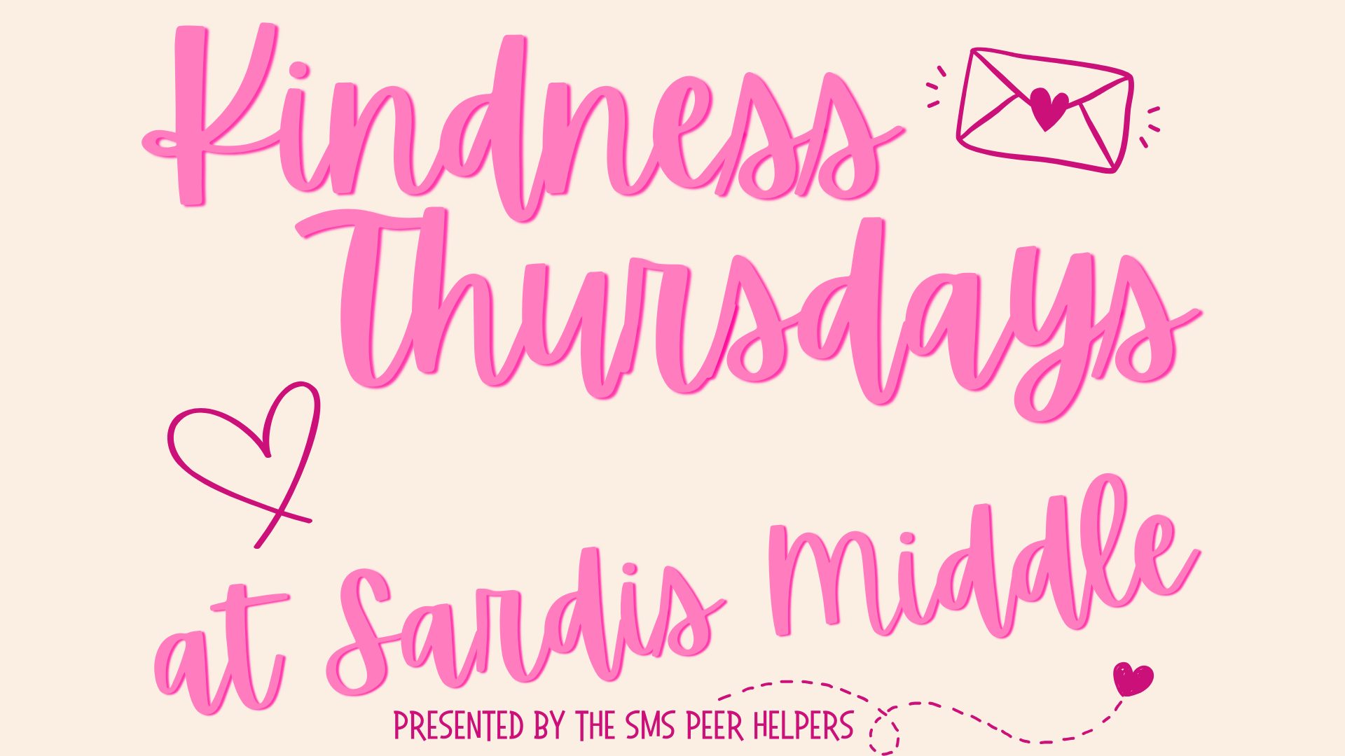 Kindness Thursdays at SMS
